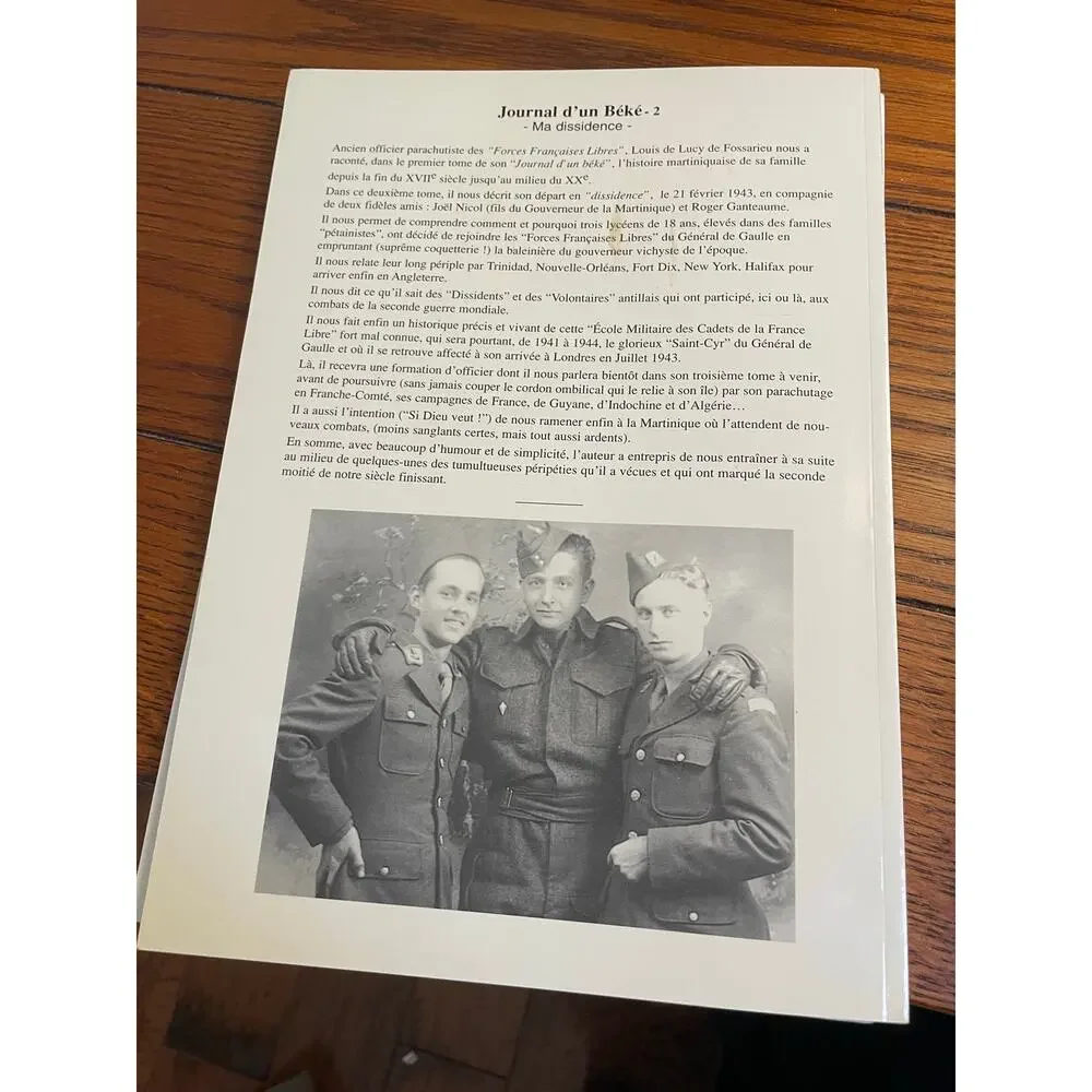 Journal d’un Béké Complete Vol 1-8 Louis de Lucy Fossarieu WWII Indochina